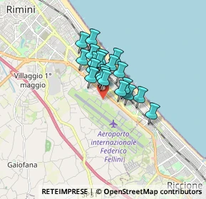 Mappa Via Pasquale Mazzocchi, 47924 Rimini RN, Italia (1.059)