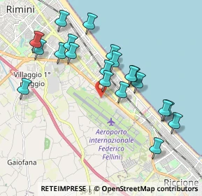 Mappa Via Pasquale Mazzocchi, 47924 Rimini RN, Italia (1.9995)