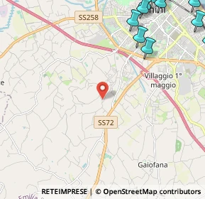 Mappa Via Castellaccio, 47923 Rimini RN, Italia (3.63818)