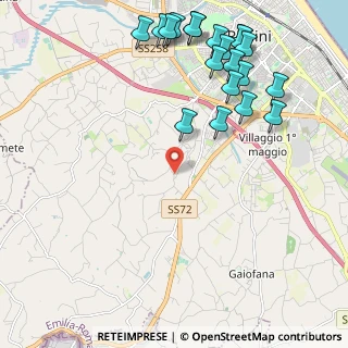 Mappa Via Castellaccio, 47923 Rimini RN, Italia (2.736)
