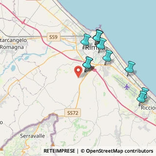 Mappa Via Castellaccio, 47923 Rimini RN, Italia (3.87917)