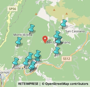 Mappa Località la Vigna, 55022 Bagni di Lucca LU, Italia (2.02429)