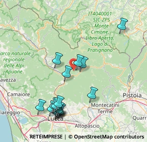 Mappa Località la Vigna, 55022 Bagni di Lucca LU, Italia (17.58647)