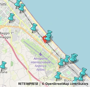 Mappa Viale Ginevra, 47924 Rimini RN, Italia (3.046)