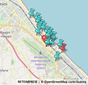 Mappa Viale Costantinopoli, 47924 Rimini RN, Italia (1.16294)