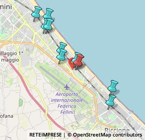 Mappa Viale Costantinopoli, 47924 Rimini RN, Italia (1.72727)