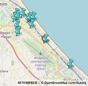 Mappa Viale Costantinopoli, 47924 Rimini RN, Italia (2.53833)