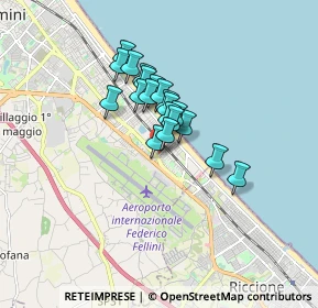 Mappa Viale Costantinopoli, 47924 Rimini RN, Italia (1.1145)