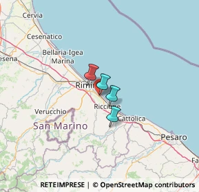 Mappa Viale Costantinopoli, 47924 Rimini RN, Italia (54.2825)