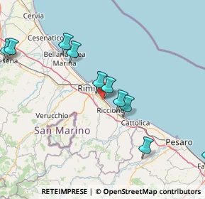 Mappa Viale Costantinopoli, 47924 Rimini RN, Italia (29.50923)