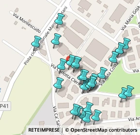 Mappa Via Clerici, 47924 Rimini RN, Italia (0.12414)