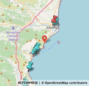 Mappa SS 1 Via Aurelia, 17021 Alassio SV, Italia (4.91333)