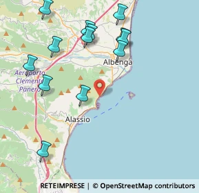 Mappa SS 1 Via Aurelia, 17021 Alassio SV, Italia (4.74077)