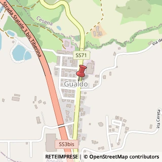 Mappa Via Nazionale Gualdo, 498, 47020 Gualdo FC, Italia, 47020 Roncofreddo, Forlì-Cesena (Emilia Romagna)