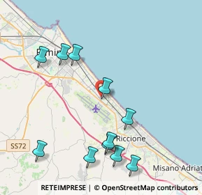Mappa Via Montreux, 47924 Rimini RN, Italia (4.59909)