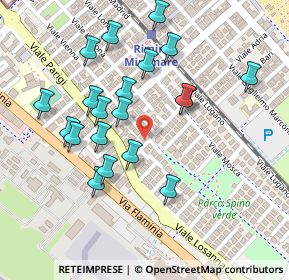 Mappa Via Montreux, 47924 Rimini RN, Italia (0.2365)