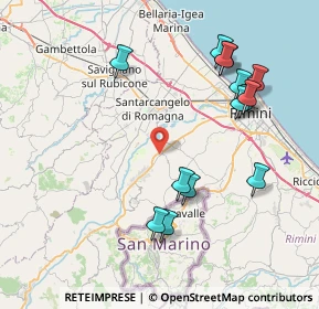 Mappa Via Pio Campidelli, 47923 Rimini RN, Italia (8.77071)