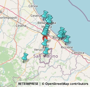 Mappa Via Pio Campidelli, 47923 Rimini RN, Italia (10.75)