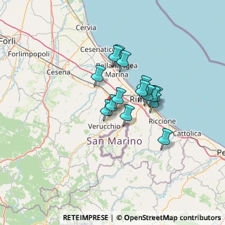 Mappa Via Pio Campidelli, 47923 Rimini RN, Italia (9.786)