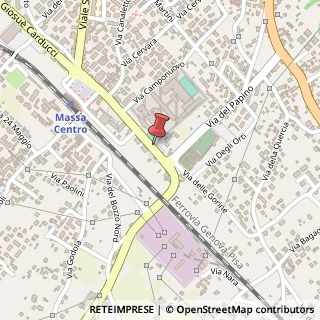 Mappa Via Pietro Pellegrini, 17, 54100 Massa, Massa-Carrara (Toscana)
