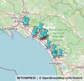 Mappa Via Giovanni Fantoni, 54100 Massa MS, Italia (9.665)