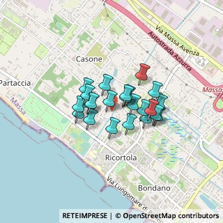 Mappa Via Pietrasanta, 54100 Massa MS, Italia (0.28696)
