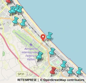Mappa Via Novara, 47924 Rimini RN, Italia (3.14313)