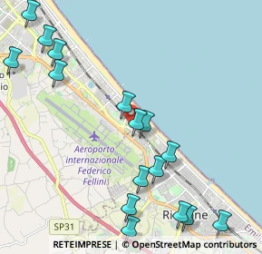 Mappa Via Novara, 47924 Rimini RN, Italia (2.62)
