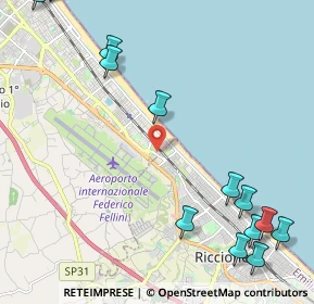 Mappa Via Novara, 47924 Rimini RN, Italia (3.20214)