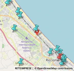 Mappa Via Novara, 47924 Rimini RN, Italia (3.30929)