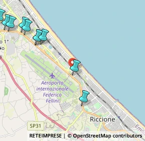 Mappa Via Novara, 47924 Rimini RN, Italia (3.06636)