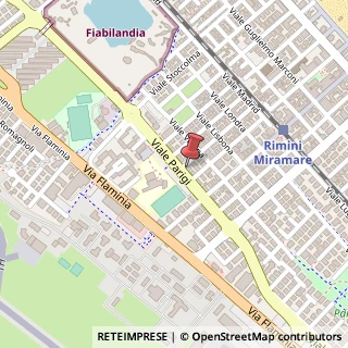 Mappa Viale Parigi, 14, 47924 Rimini, Rimini (Emilia Romagna)