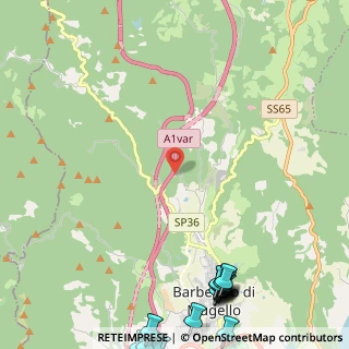 Mappa Km. 255, 50031 Barberino di Mugello FI, Italia (3.9935)