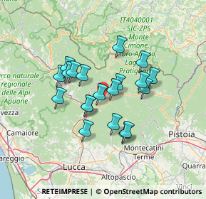 Mappa Località S. Gemignano, 55022 Bagni di Lucca LU, Italia (11.053)