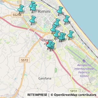 Mappa Via Emilia Mariani, 47923 Rimini RN, Italia (2.04143)