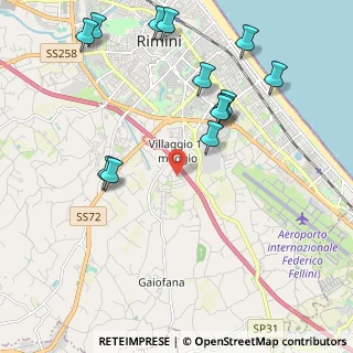 Mappa Via Emilia Mariani, 47900 Rimini RN, Italia (2.47923)