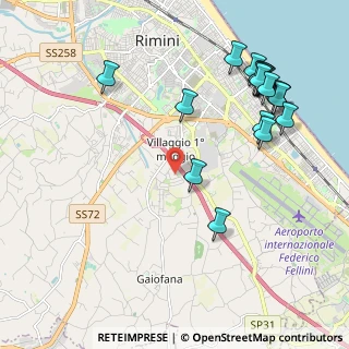 Mappa Via Emilia Mariani, 47923 Rimini RN, Italia (2.539)