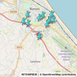 Mappa Via Emilia Mariani, 47923 Rimini RN, Italia (1.95273)