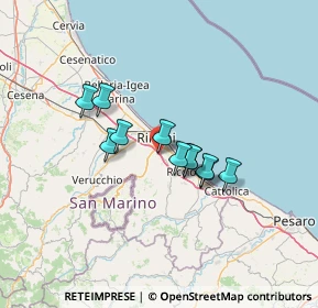 Mappa Via Emilia Mariani, 47923 Rimini RN, Italia (9.79545)