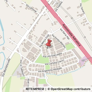 Mappa Via Maria Giudice, 5, 47924 Rimini, Rimini (Emilia Romagna)