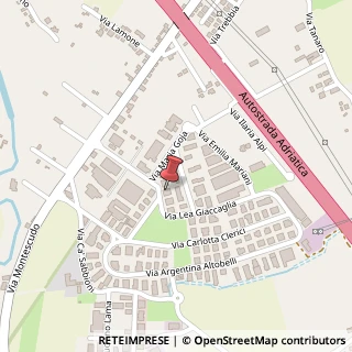 Mappa Via Lea Giaccaglia, 14, 47924 Rimini, Rimini (Emilia Romagna)