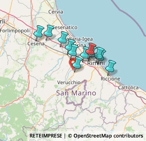 Mappa Via Corpolò Fossatone, 47822 Rimini RN, Italia (10.06417)