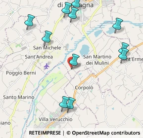 Mappa Via Corpolò Fossatone, 47822 Rimini RN, Italia (2.50182)