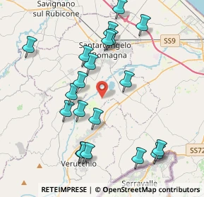 Mappa Via Corpolò Fossatone, 47822 Rimini RN, Italia (4.2965)