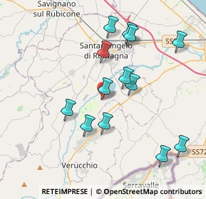 Mappa Via Corpolò Fossatone, 47822 Rimini RN, Italia (3.89)