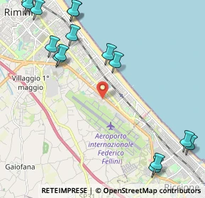 Mappa Via Icilio Calzecchi Onesti, 47924 Rimini RN, Italia (3.06)