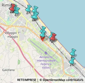 Mappa Via Icilio Calzecchi Onesti, 47924 Rimini RN, Italia (2.298)