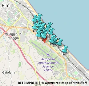 Mappa Via Icilio Calzecchi Onesti, 47924 Rimini RN, Italia (0.995)