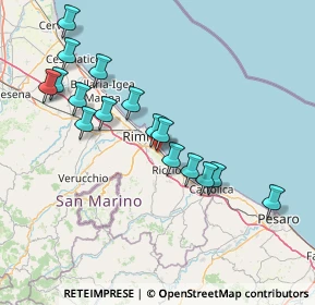Mappa Via Icilio Calzecchi Onesti, 47924 Rimini RN, Italia (15.28813)