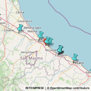 Mappa Via Casalecchio, 47900 Rimini RN, Italia (26.76533)
